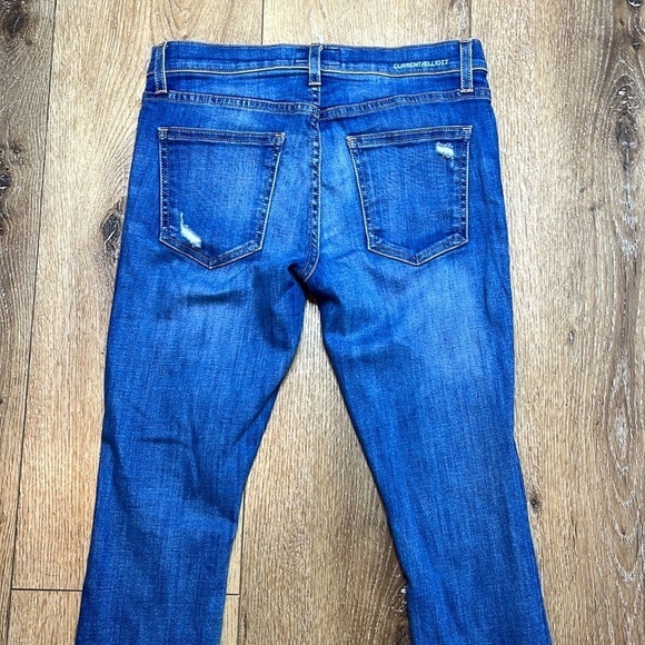 Current/Elliott The Stiletto Niagara Destroy Skinny Jeans Size 27 - Picture 6 of 10